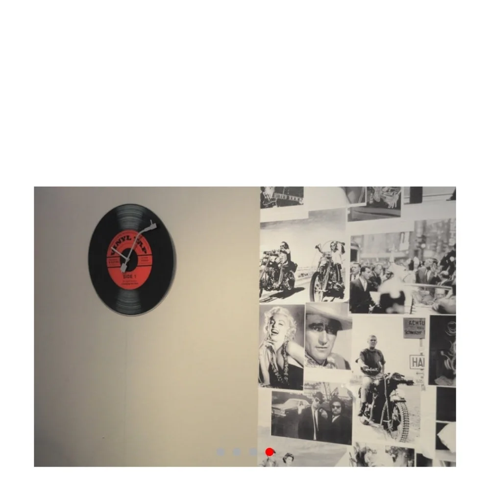 New Nextime Vinyl Wall Clock Vinyl Tap Retro